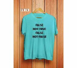 False Not True Mens Half Sleeve T-Shirt