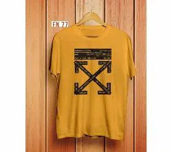 Cross The Line Mens Half Sleeve T-Shirt
