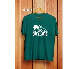 Go Outside Mens Half Sleeve T-Shirt