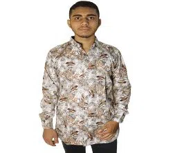 full sleeve cotton casual shirt for men print