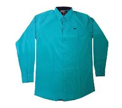 Solid Color Cotton Casual Full Sleeve Shirt for Men paste