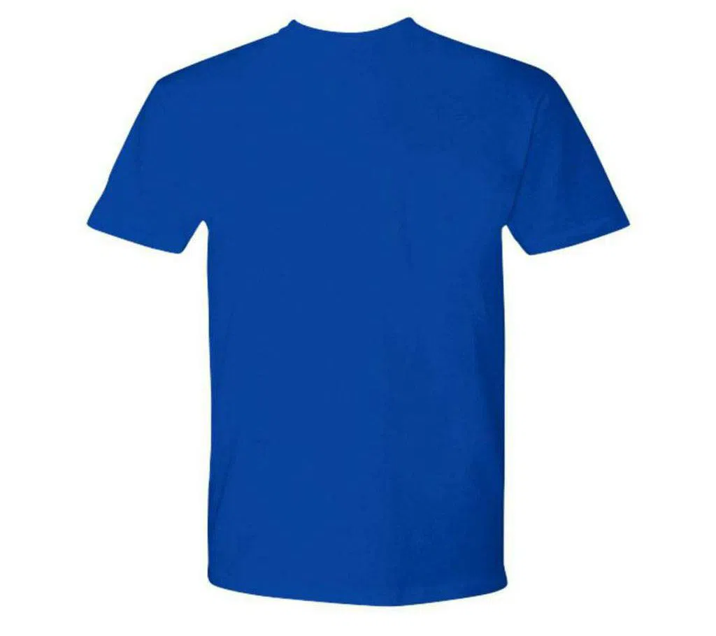 Blue Solid Color T-Shirt for Men