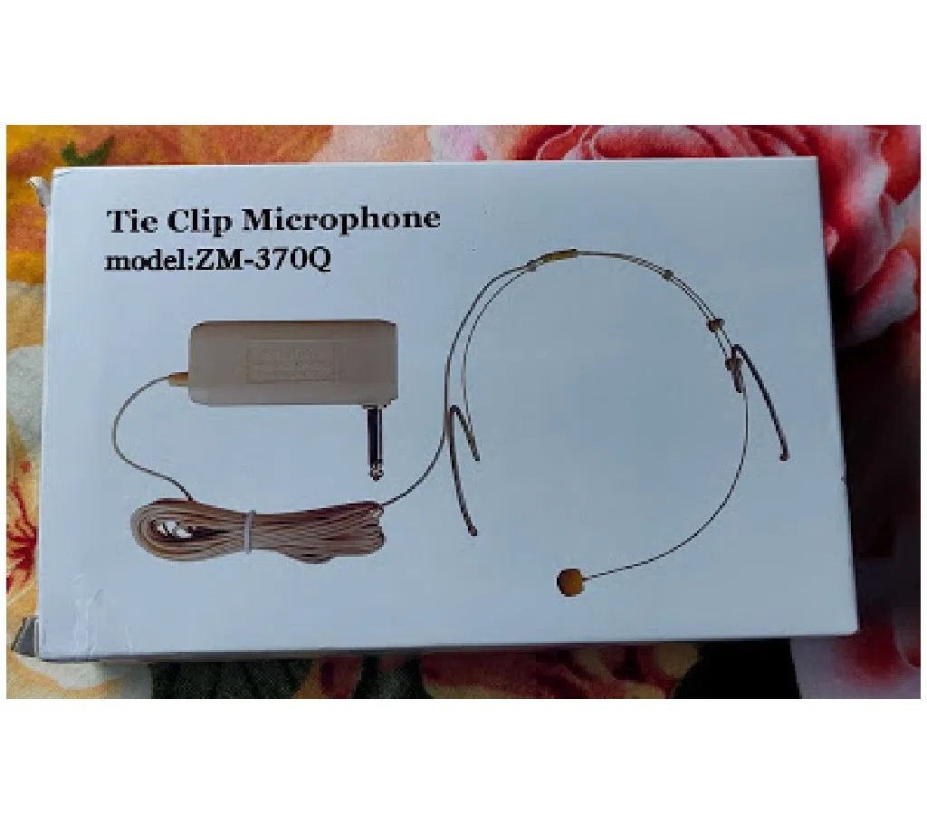 Tie Clip Microphone ZM 370Q For Stage Performance & Mosque Made In Indonesia