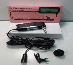 TOA ZM-360 Tie Clip Microphone  7 meter wire