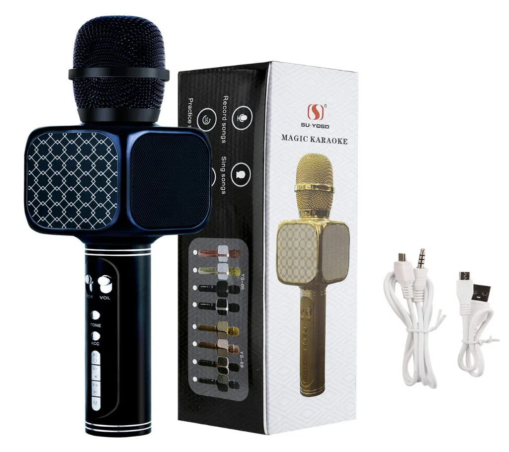 Professional Wireless, Speaker, Recorder & Microphone Handheld, Magic Bluetooth Karaoke Microphone SU.YOSD YS-69