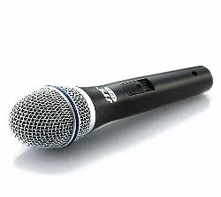 JTS TX-8 DYNAMIC VOCAL MICROPHONE WITH 20 FEMALE TO MALE XLR CABLE