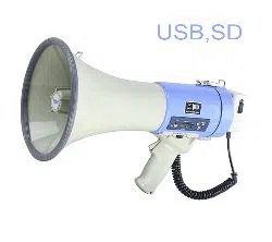 Megaphone loudspeaker horn shouted manual ER-66 USB with recording and built-in siren