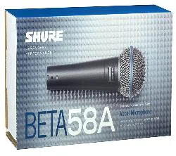 Shure BETA 58A Super cardioid Dynamic Microphone