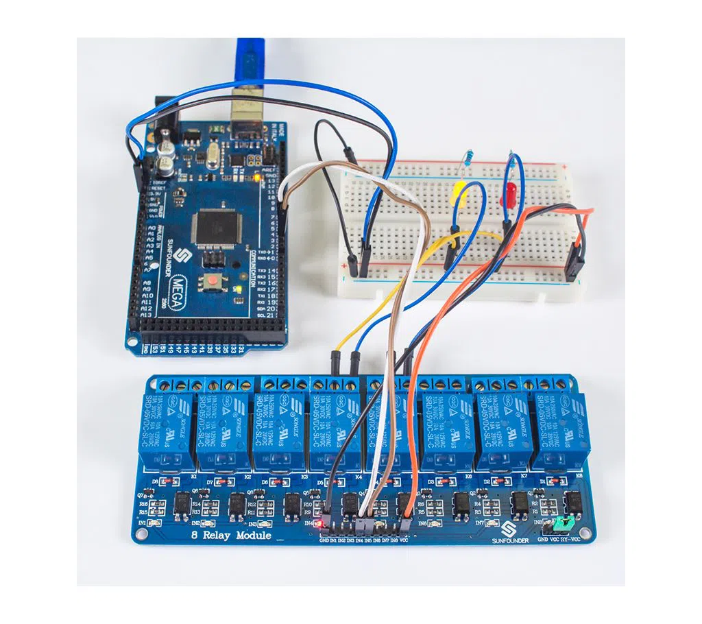 8-Channel Relay interface board For Arduino