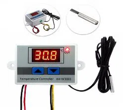 Temperature Controller, XH-W 3001 , 220V, 10A, Digital LED,Thermostat Control Switch Probe XHW 3001