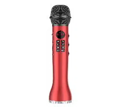 L-598 Wireless Microphone Handheld Karaoke Bluetooth Speaker LED Display Screen TF Card 9W Mini USB Singing Recorder Microphone