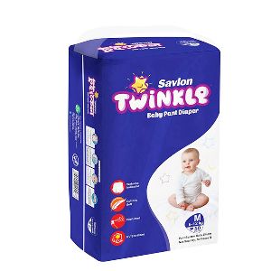 Twinkle Baby Pant Style Diaper Medium M (6 - 12 Kg) 50 Pcs