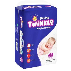 Twinkle Baby Pant Style Diaper Small S (0 - 8 Kg) 60 Pcs