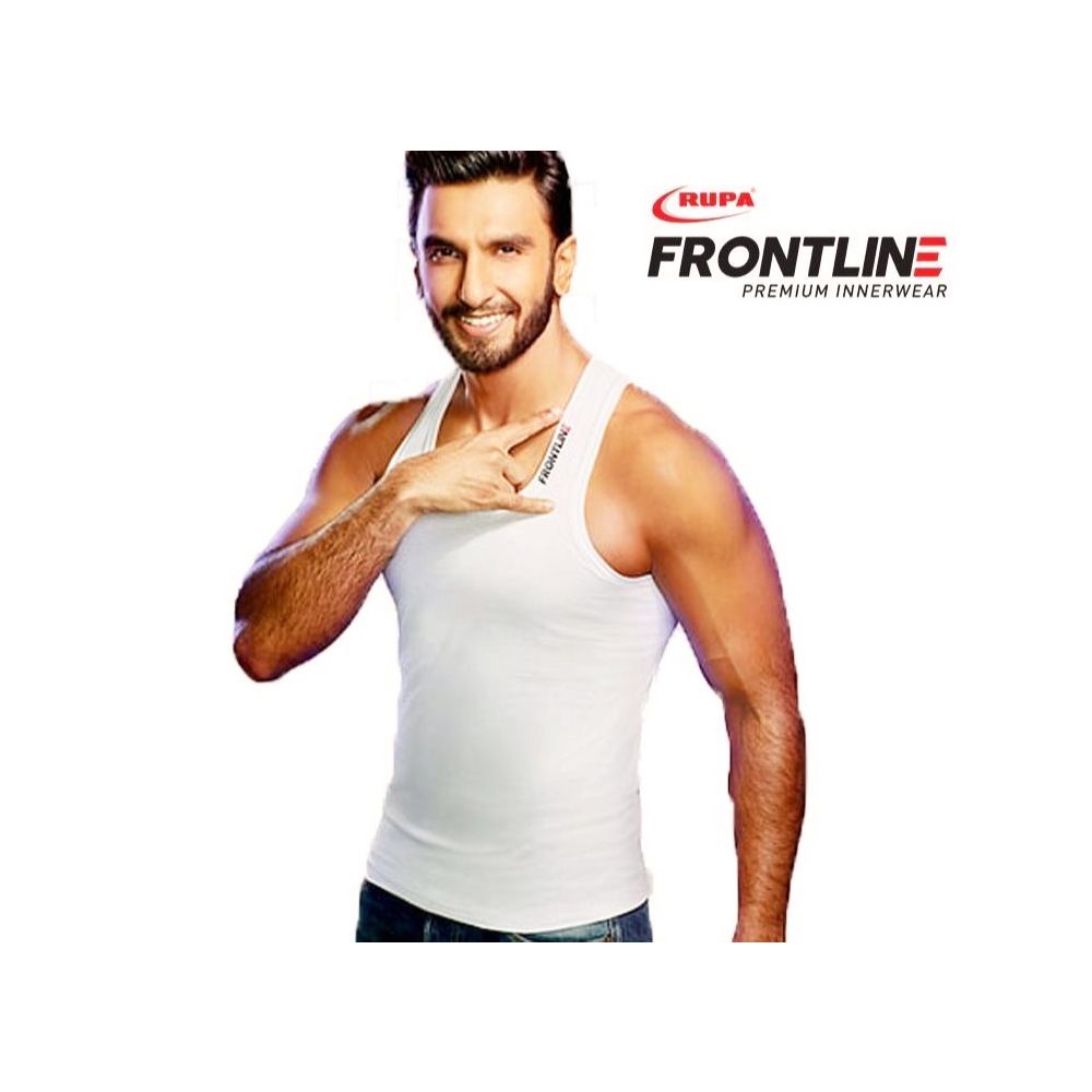 2 Pcs Rupa Frontline Premium Quality Cotton Comfortable Vest Undershirt for Men