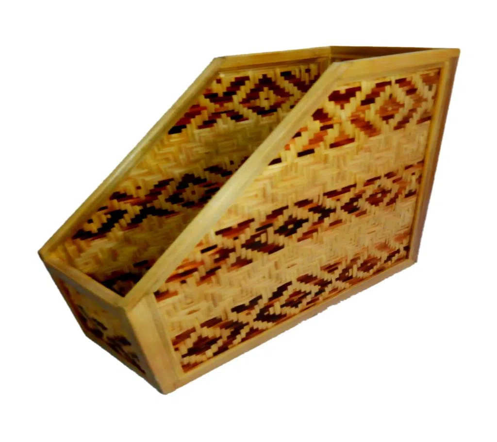Bamboo Hand Crafted File Organizer