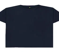 Half sleeve cotton tshirt for men black 