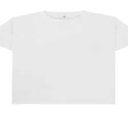 Half sleeve cotton tshirt for men  white 