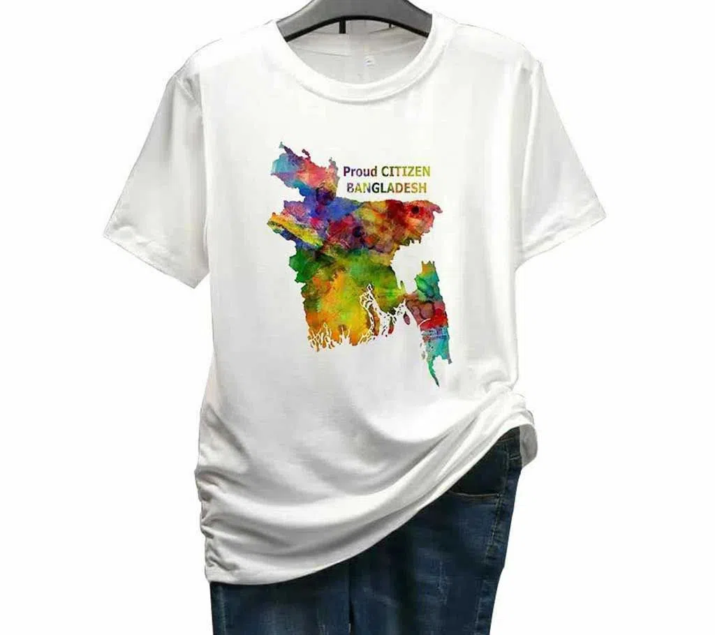 Proud Bangladesh  print t-shirt for Man