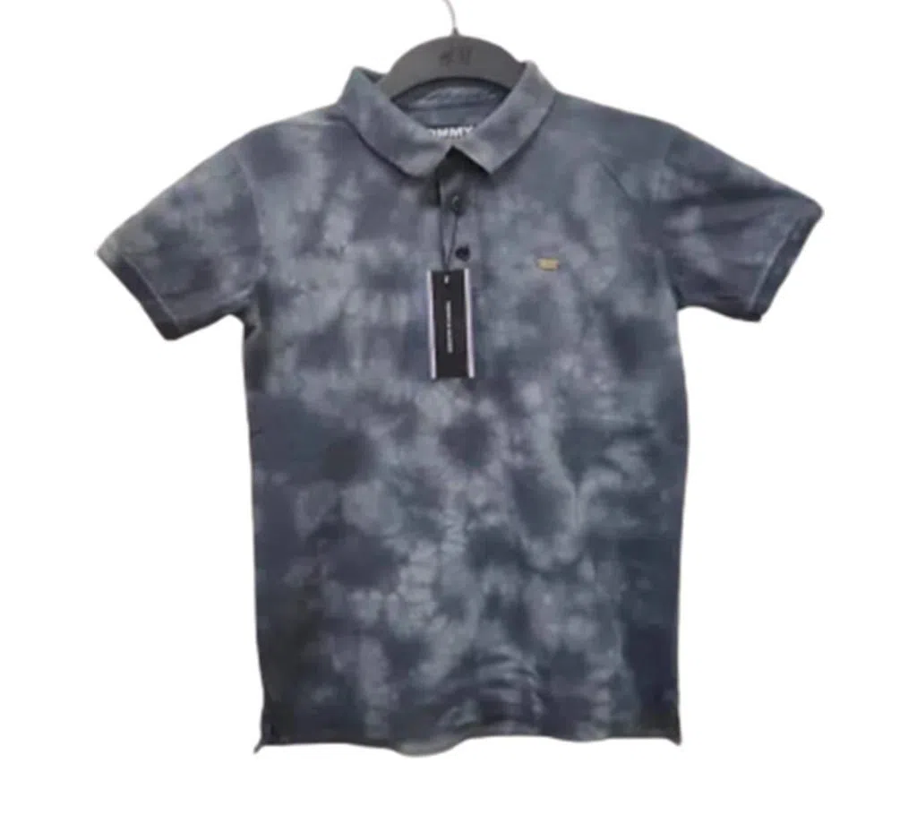 05-Wash Polo T-Shirt For Men