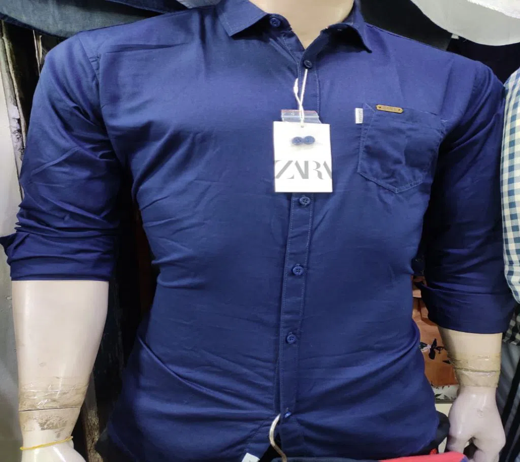 Casual Blue Shirt For Men 