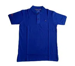 Half sleeve cotton Polo shirt for men blue 