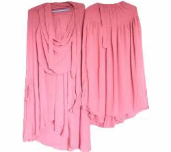 Dubai Cherry Khimar Full Set With Skirt For Women-MT-112