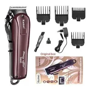 Kemei Km-2600 Professional Rechargeable Hair Clipper & Trimmer