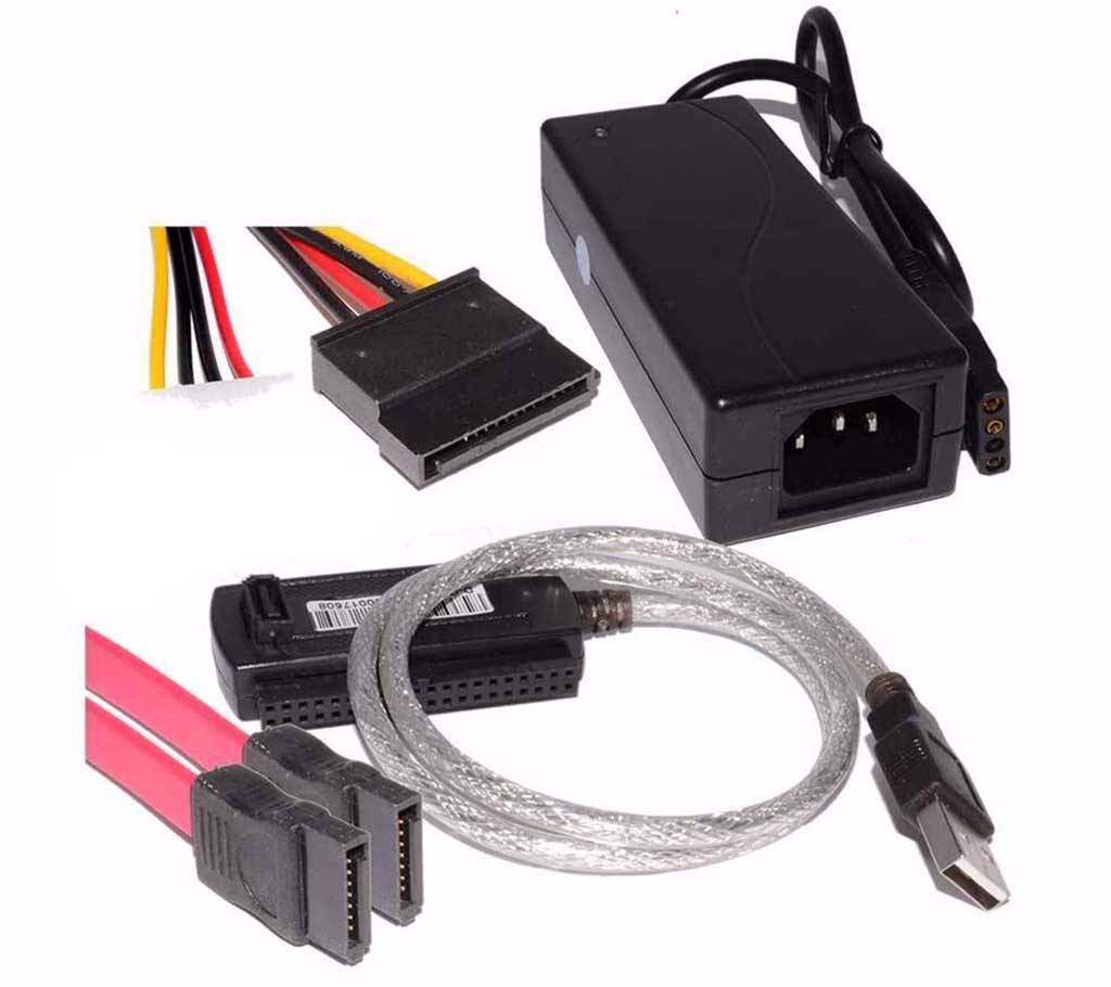 USB 2.0 TO SATA & IDE অ্যাডাপ্টার ক্যাবল বাংলাদেশ - 500619