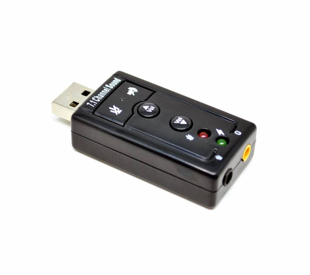 7.1 Channel USB এক্সটার্নাল সাউন্ড কার্ড অডিও অ্যাডাপ্টর বাংলাদেশ - 838299
