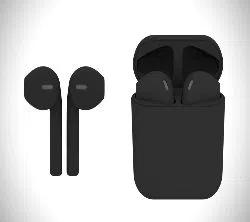 PRO 5 Tws Bluetooth Earphones Wireless Headset Headphones Stereo Erbuds like Airpods 2 (BLACK)