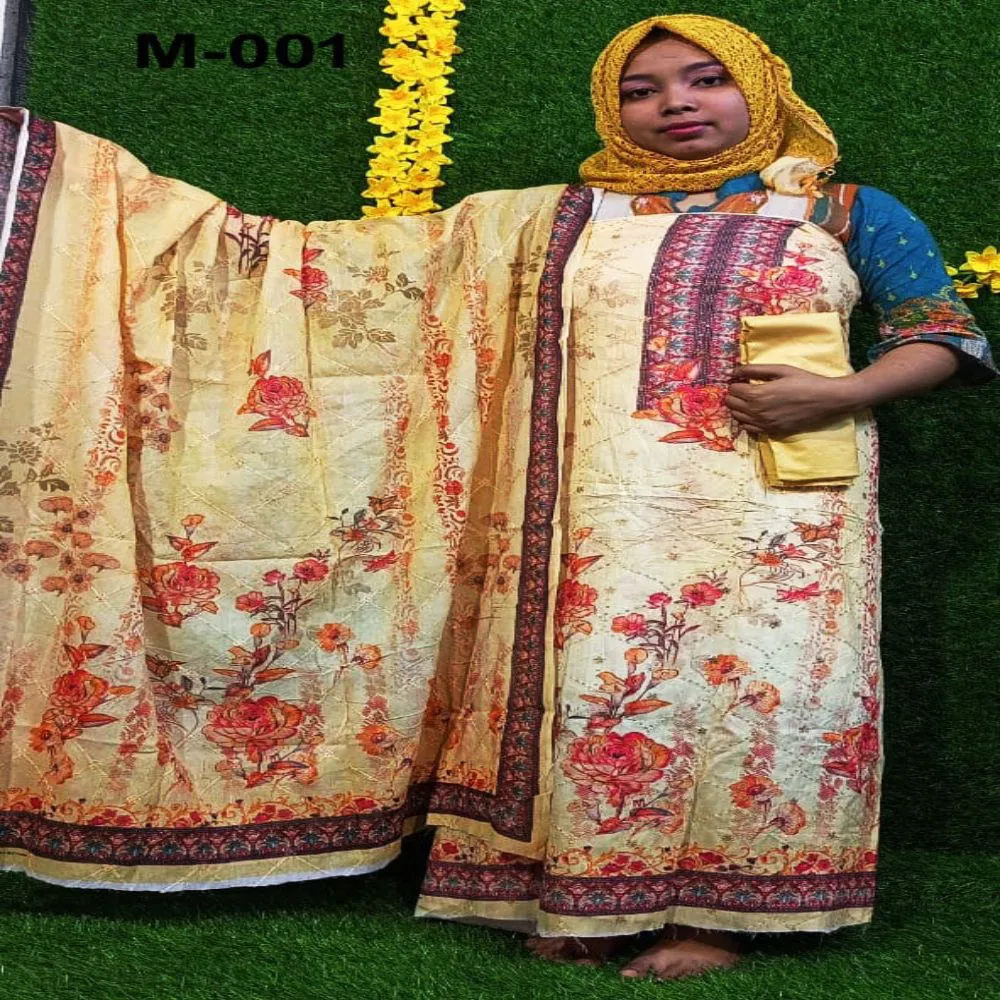 Unstitched Digital Print Quality Full Three Piece Indian Fabrics