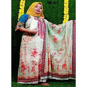 Unstitched Digital Print Quality Full Three Piece Indian Fabrics