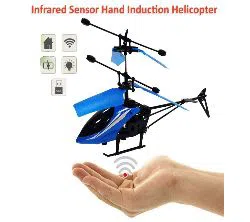 Little Buddy Hand Induction Control Usb Charger Flying Infrared Sensor Aircraft Flashing Light Helicopter Without Remote: Multicolour