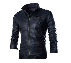 Artificial Leather Jacket For Men-bll