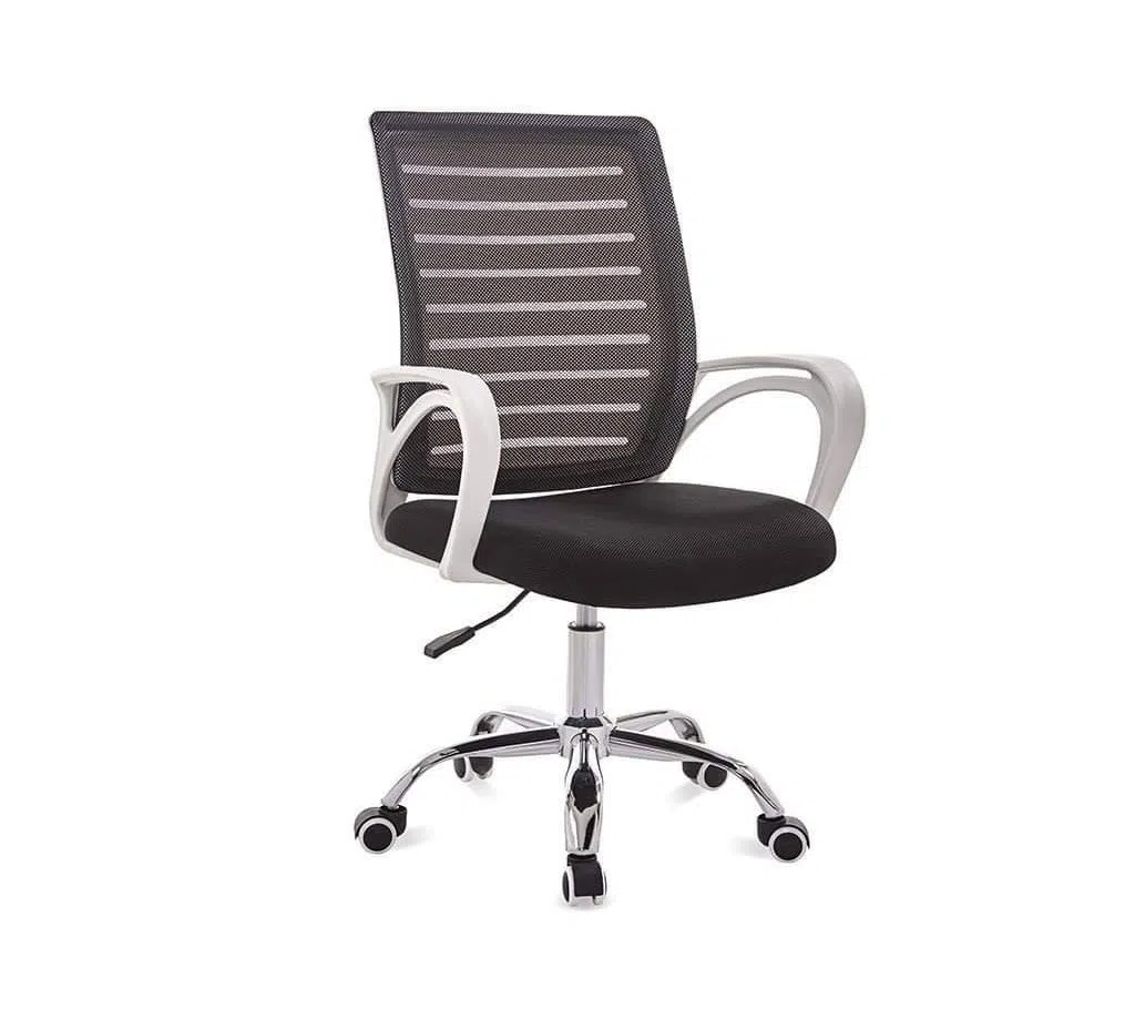 FMS-9K Executive Mesh Chair - White and Black