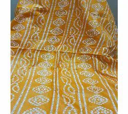 Comfortable  unstitched cotton three pieces-yellow 
