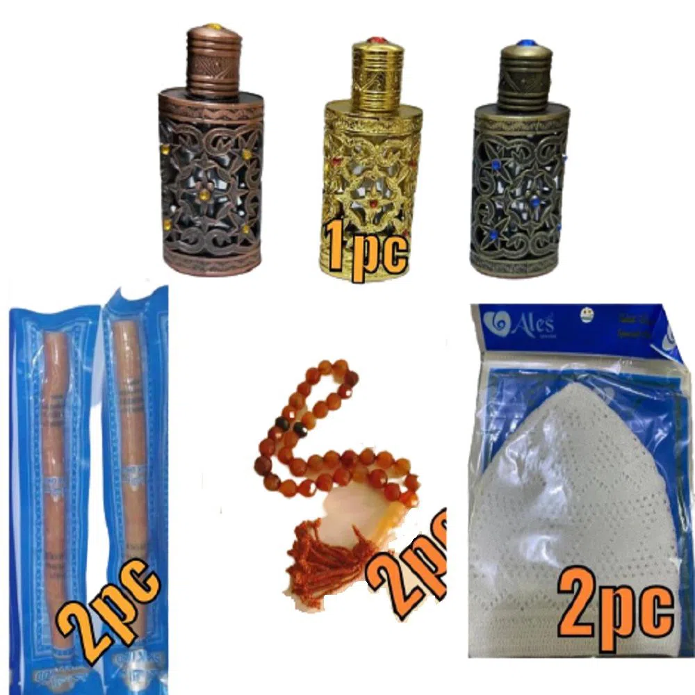 MEN COMBO 2 Miswak, Tupi, Tajbih & Perfume Bottle 