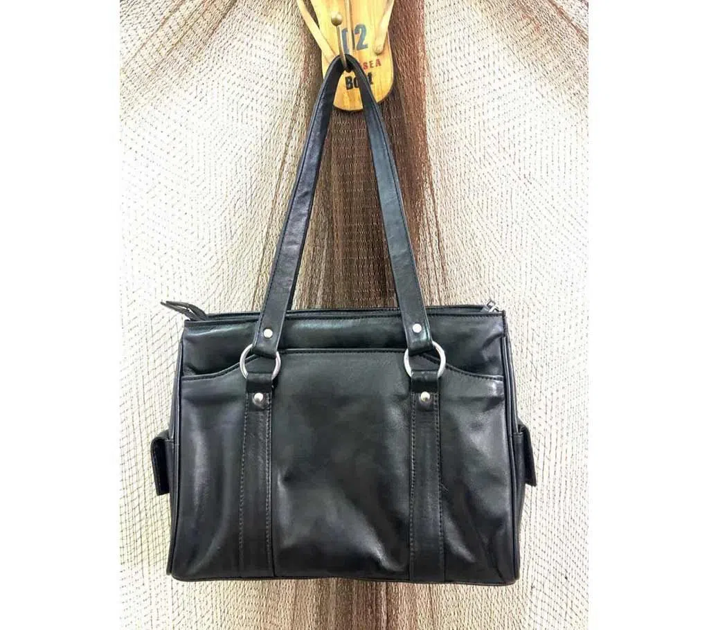 Leather ladies hand bag(LHB002)