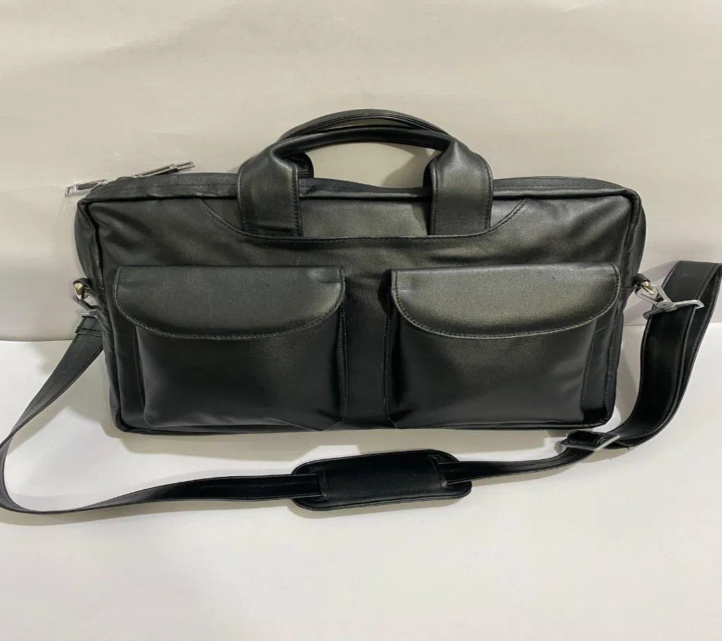 Leather Laptop bag pack
