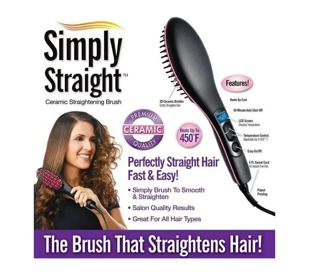 Electric Hair straightner brush