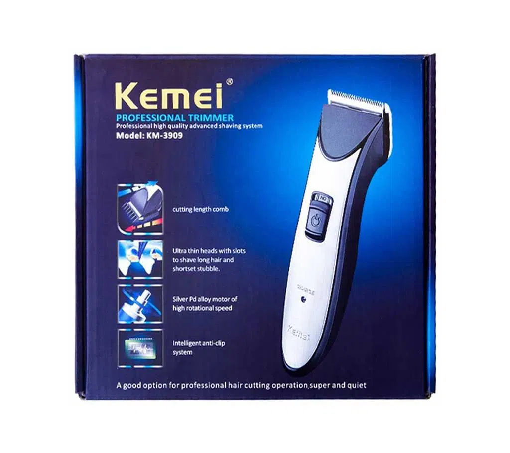 Kemei KM-3909 Rechargeable Trimmer for Men