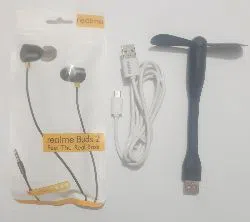 earphone-usb-cableusb-fan-combo-offer