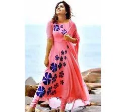 Unstitched BLOCK Printed Salwar kameez MS-026