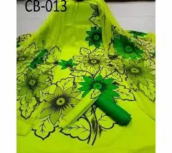 Unstiched block printed cotton salwar kameez CB-013