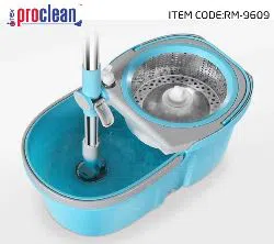 " Proclean Rotating Head Easy Magic Floor Mop Bucket Microfiber Spinning Mop_RM-9609"