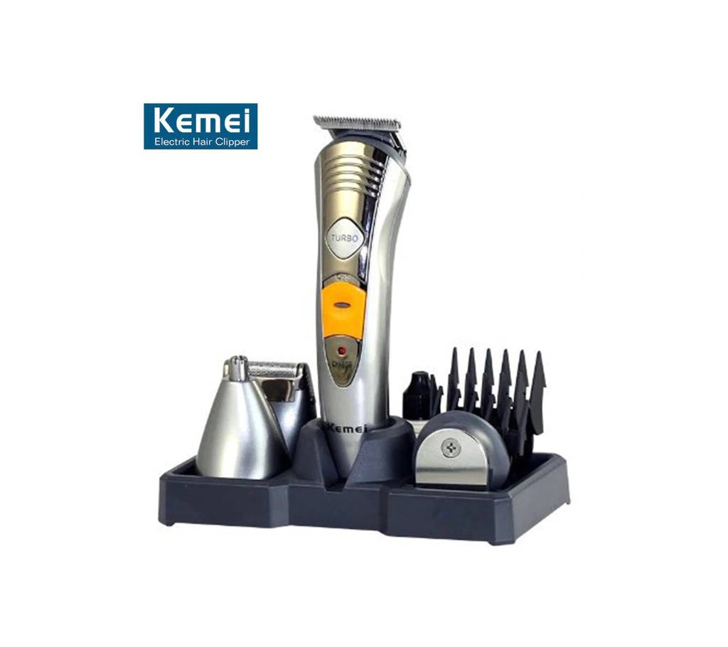 Kemei Cord/Cordless 7In 1 মাল্টি ফাংশনাল হেয়ার ট্রিমার ও শেভার Full Pakage KM-580A বাংলাদেশ - 826741