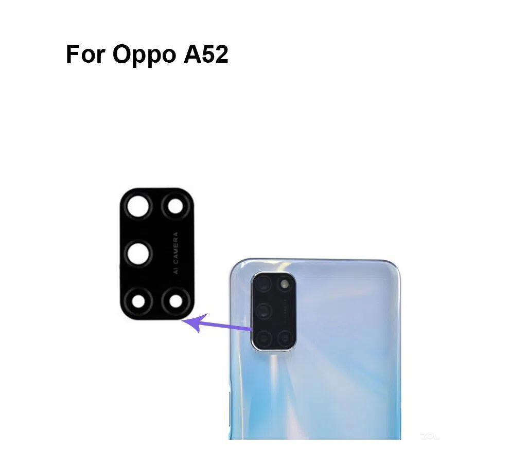 Rear Facing Camera Glass Lens Replacement For Oppo A52