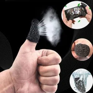 PUBG Mobile Gaming 1 Pair Breathable Mobile Finger Sleeve Press Trigger Game Controller Sweatproof Gloves