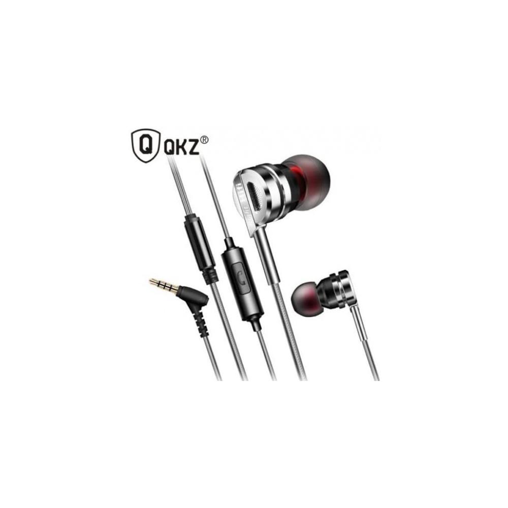 QKZ DM9 Zinc Alloy HiFi Metal In Ear Earphones - Black