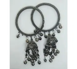 Adarsh Metal/Alloy Bangle Set with Latkan for Women & Girls / sc